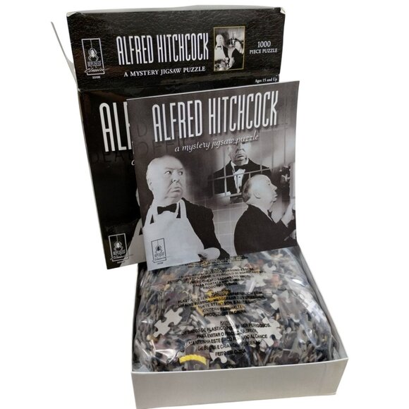 BePuzzled 1000 Piece Alfred Hitchcock Mystery Obsession 2018 Jigsaw Puzzle - Picture 4 of 7